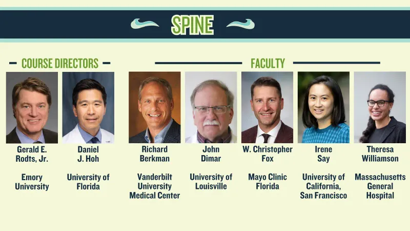 Spine Faculty