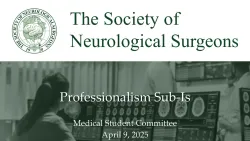 Beginning slide - Professionalism Sub-Is