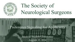 Beginning slide - Preference Signaling for Applicants