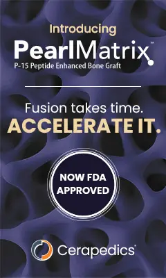 Cerapedics Skyscraper Ad on the CNS Annual Meeting Microsite Right Column_Banner 240x400